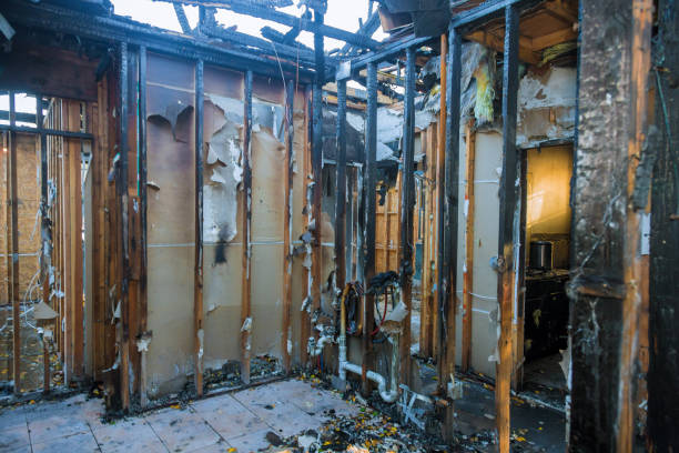 Professional Emergency Fire Cleanup technician working in Summit, AZ